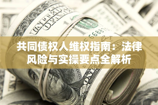 武汉共同债权人维权指南：法律风险与实操要点全解析