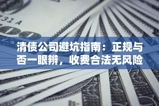 武汉清债公司避坑指南：正规与否一眼辨，收费合法无风险这么办！