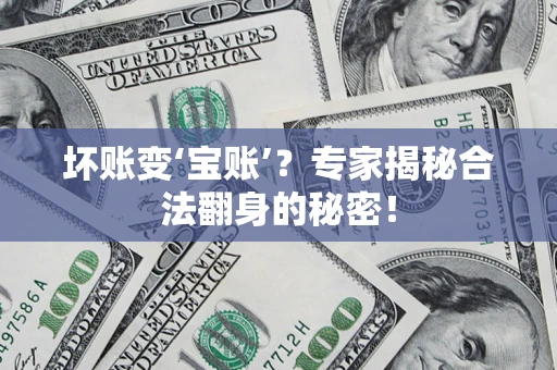 武汉坏账变‘宝账’？专家揭秘合法翻身的秘密！