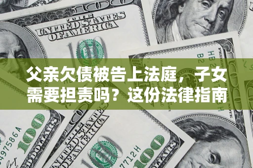 武汉父亲欠债被告上法庭，子女需要担责吗？这份法律指南必须看完
