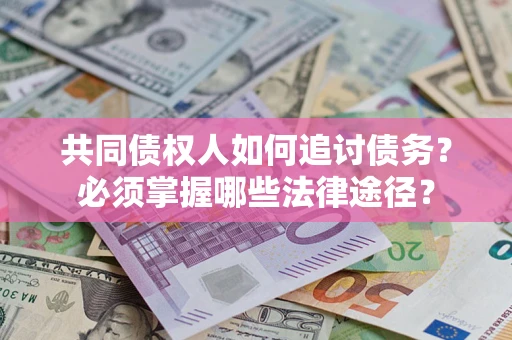 武汉共同债权人如何追讨债务？必须掌握哪些法律途径？