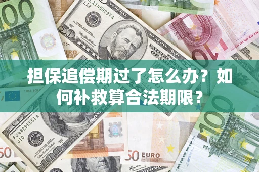 武汉担保追偿期过了怎么办？如何补救算合法期限？