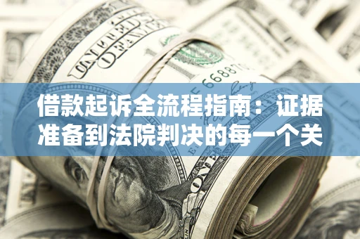 武汉借款起诉全流程指南：证据准备到法院判决的每一个关键步骤