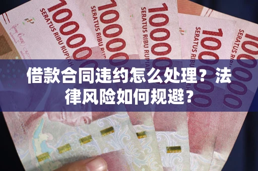 武汉借款合同违约怎么处理？法律风险如何规避？