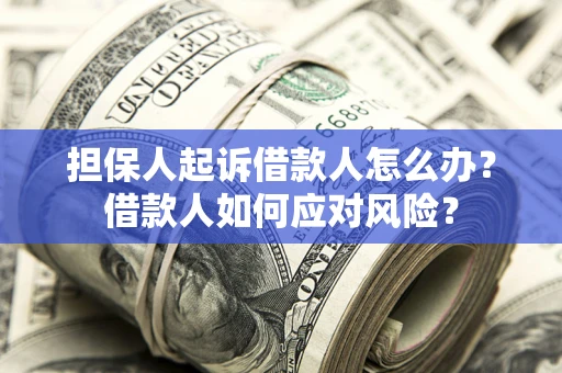 武汉担保人起诉借款人怎么办？借款人如何应对风险？